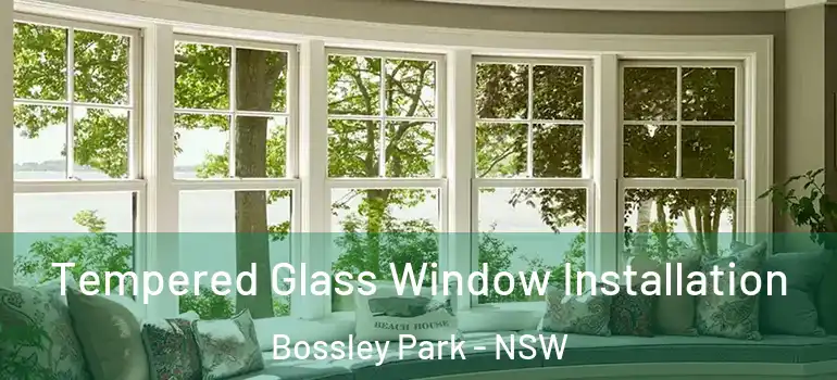 Tempered Glass Window Installation Bossley Park - NSW