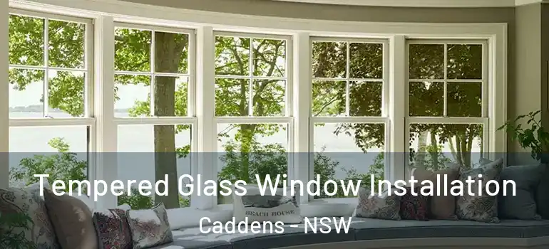Tempered Glass Window Installation Caddens - NSW