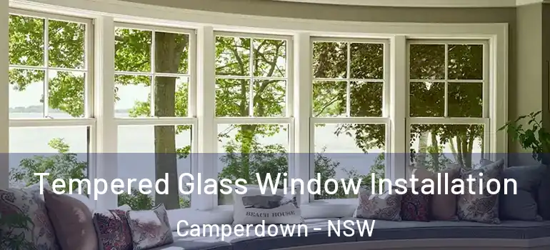 Tempered Glass Window Installation Camperdown - NSW