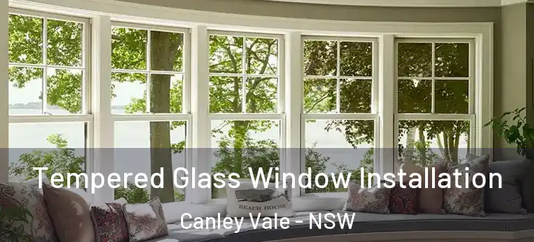 Tempered Glass Window Installation Canley Vale - NSW