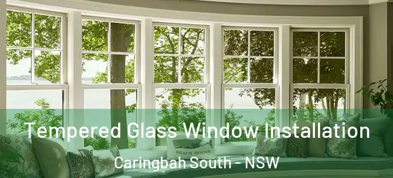  Tempered Glass Window Installation Caringbah South - NSW