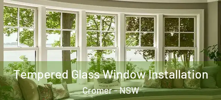 Tempered Glass Window Installation Cromer - NSW