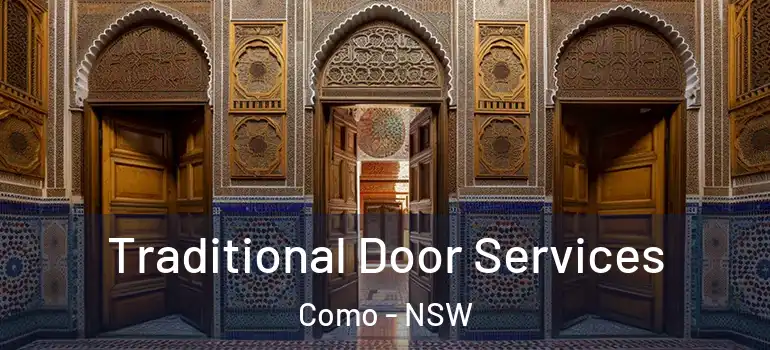 Traditional Door Services Como - NSW
