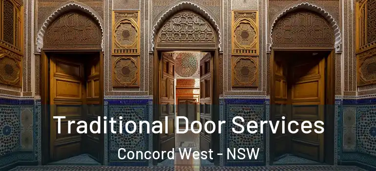 Traditional Door Services Concord West - NSW