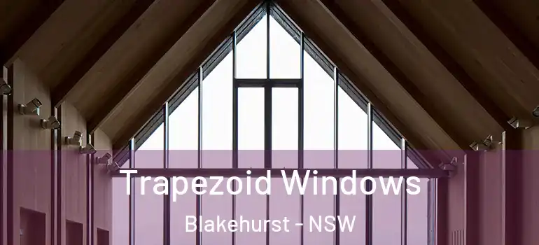  Trapezoid Windows Blakehurst - NSW