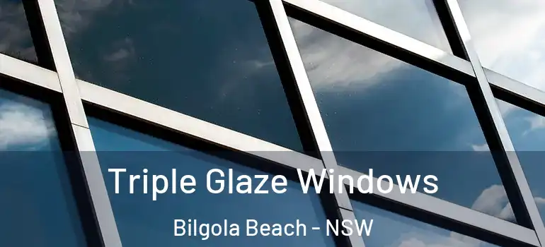 Triple Glaze Windows Bilgola Beach - NSW