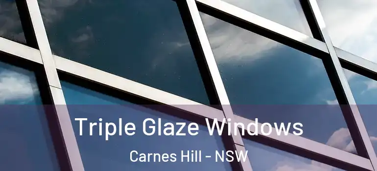 Triple Glaze Windows Carnes Hill - NSW