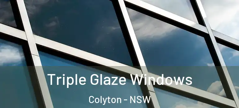 Triple Glaze Windows Colyton - NSW