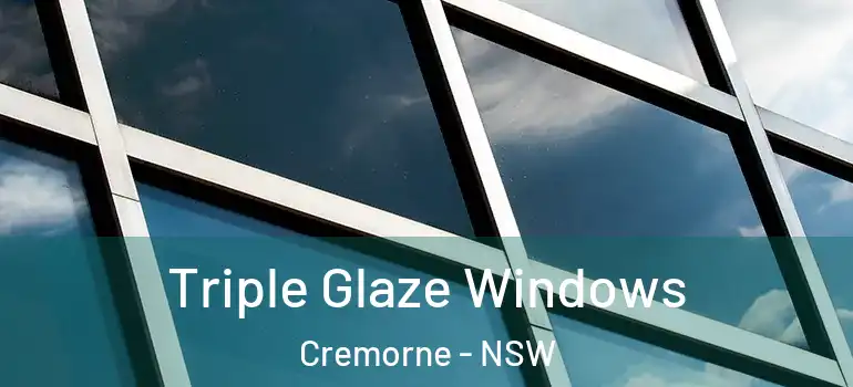Triple Glaze Windows Cremorne - NSW