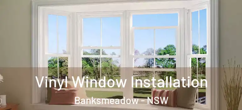Vinyl Window Installation Banksmeadow - NSW