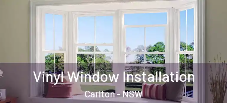 Vinyl Window Installation Carlton - NSW
