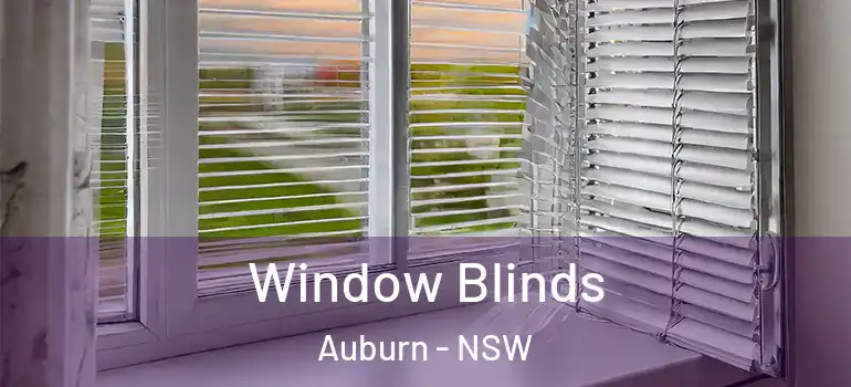 Window Blinds Auburn - NSW