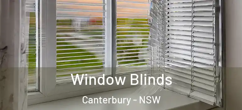 Window Blinds Canterbury - NSW