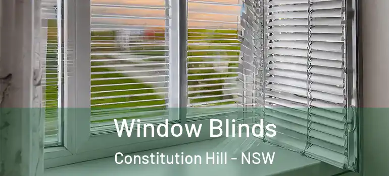 Window Blinds Constitution Hill - NSW