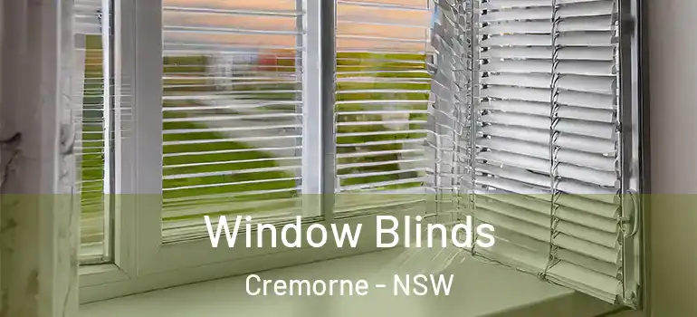 Window Blinds Cremorne - NSW