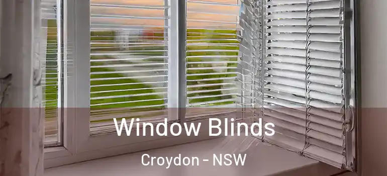 Window Blinds Croydon - NSW