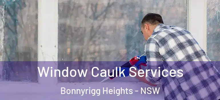  Window Caulk Services Bonnyrigg Heights - NSW