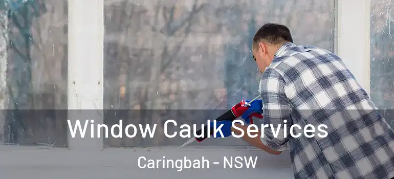 Window Caulk Services Caringbah - NSW