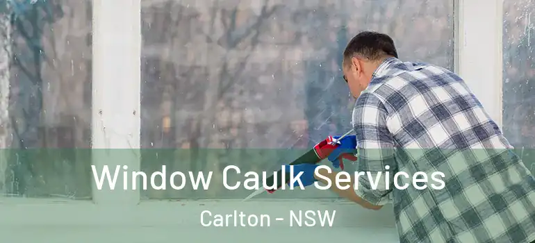  Window Caulk Services Carlton - NSW