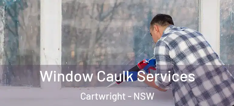 Window Caulk Services Cartwright - NSW