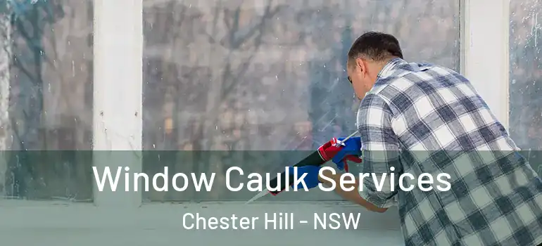  Window Caulk Services Chester Hill - NSW