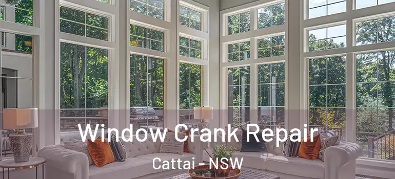Window Crank Repair Cattai - NSW