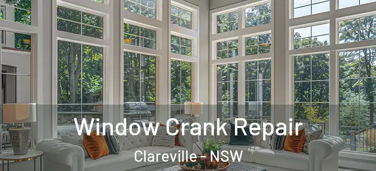  Window Crank Repair Clareville - NSW
