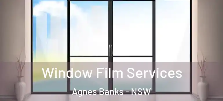 Window Film Services Agnes Banks - NSW