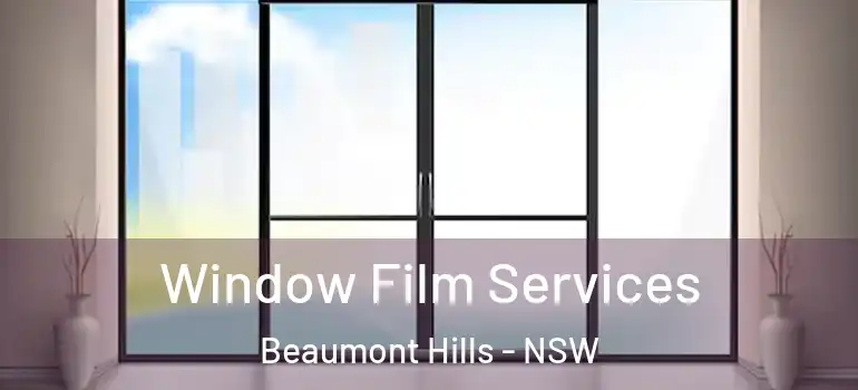  Window Film Services Beaumont Hills - NSW