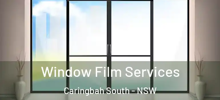  Window Film Services Caringbah South - NSW