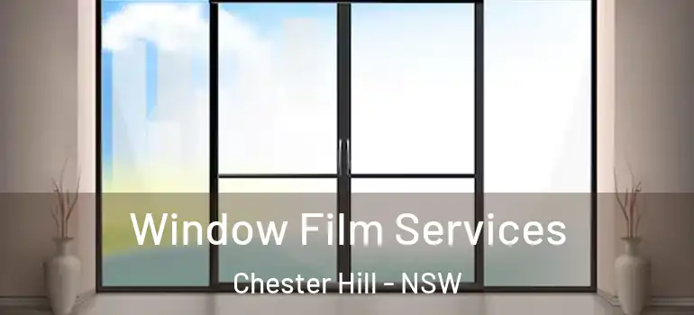 Window Film Services Chester Hill - NSW