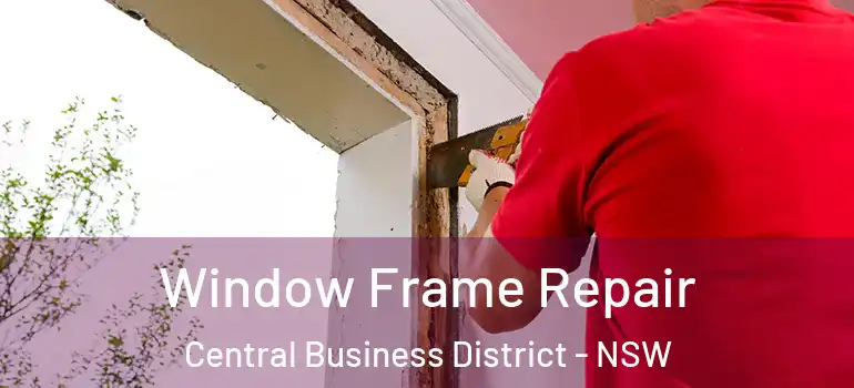  Window Frame Repair Central Business District - NSW