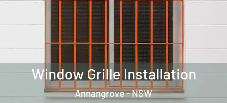 Window Grille Installation Annangrove - NSW