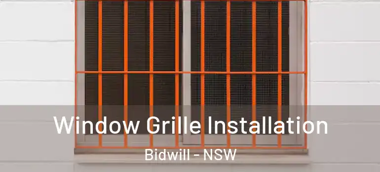 Window Grille Installation Bidwill - NSW