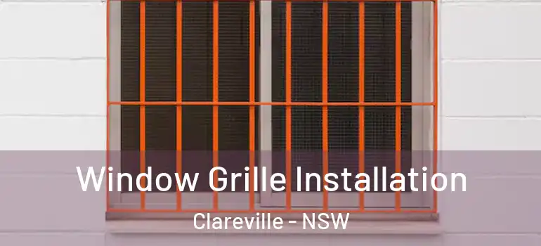 Window Grille Installation Clareville - NSW