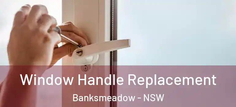  Window Handle Replacement Banksmeadow - NSW