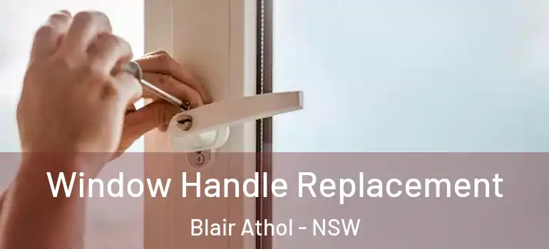  Window Handle Replacement Blair Athol - NSW