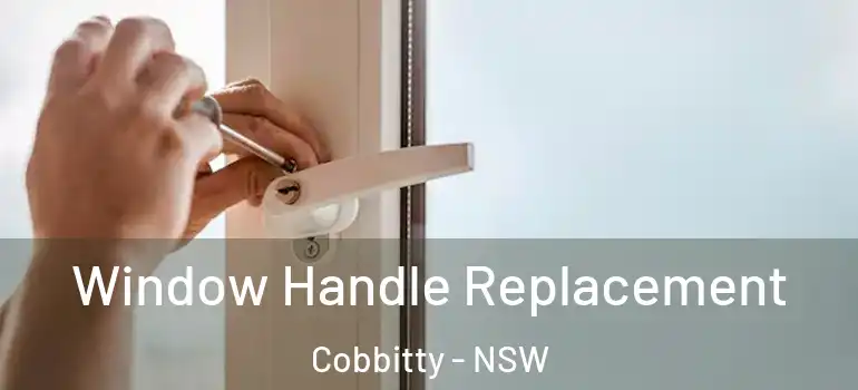  Window Handle Replacement Cobbitty - NSW