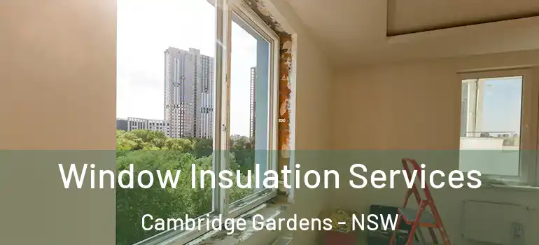 Window Insulation Services Cambridge Gardens - NSW