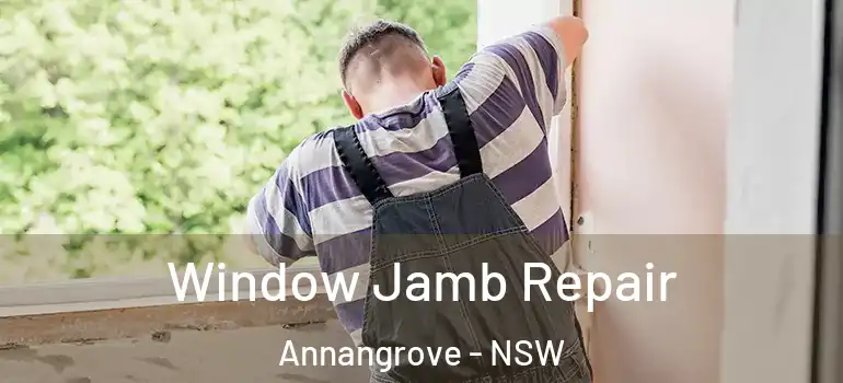 Window Jamb Repair Annangrove - NSW