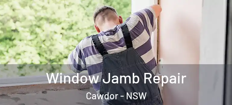 Window Jamb Repair Cawdor - NSW