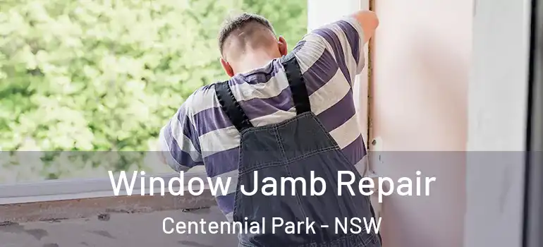 Window Jamb Repair Centennial Park - NSW