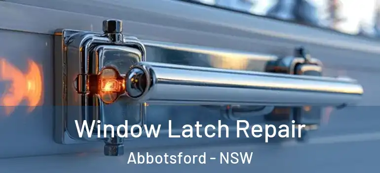  Window Latch Repair Abbotsford - NSW