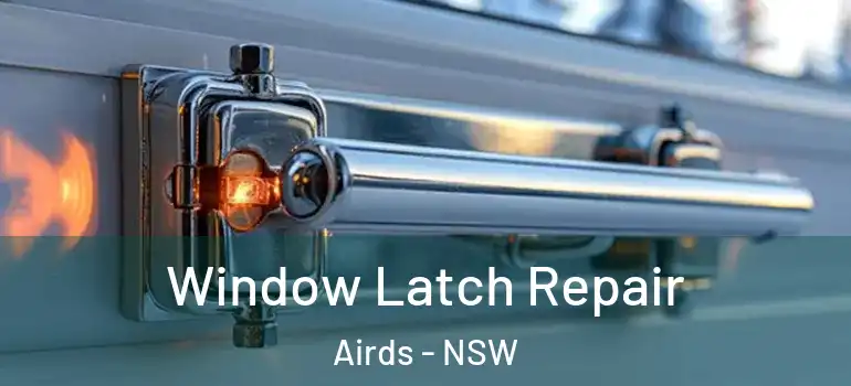  Window Latch Repair Airds - NSW