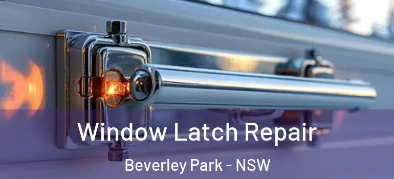 Window Latch Repair Beverley Park - NSW