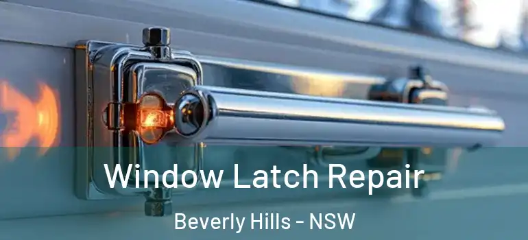 Window Latch Repair Beverly Hills - NSW