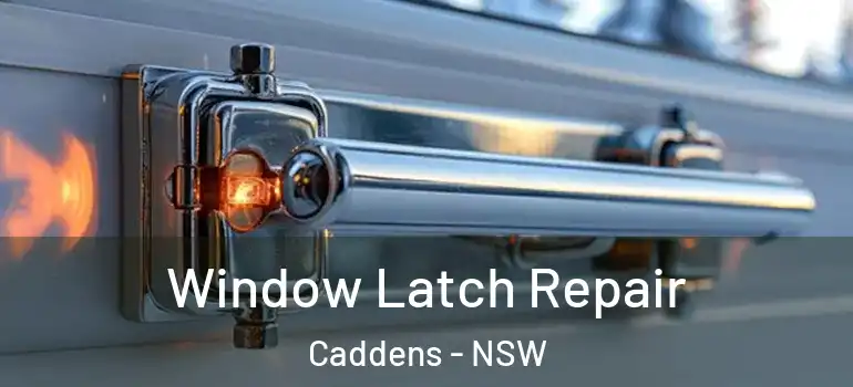 Window Latch Repair Caddens - NSW