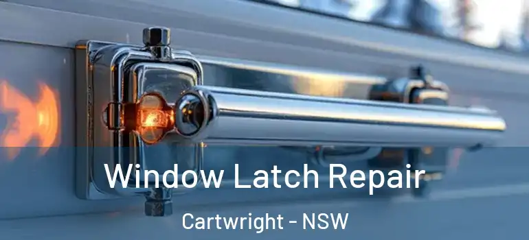Window Latch Repair Cartwright - NSW
