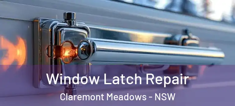  Window Latch Repair Claremont Meadows - NSW