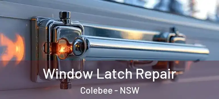 Window Latch Repair Colebee - NSW